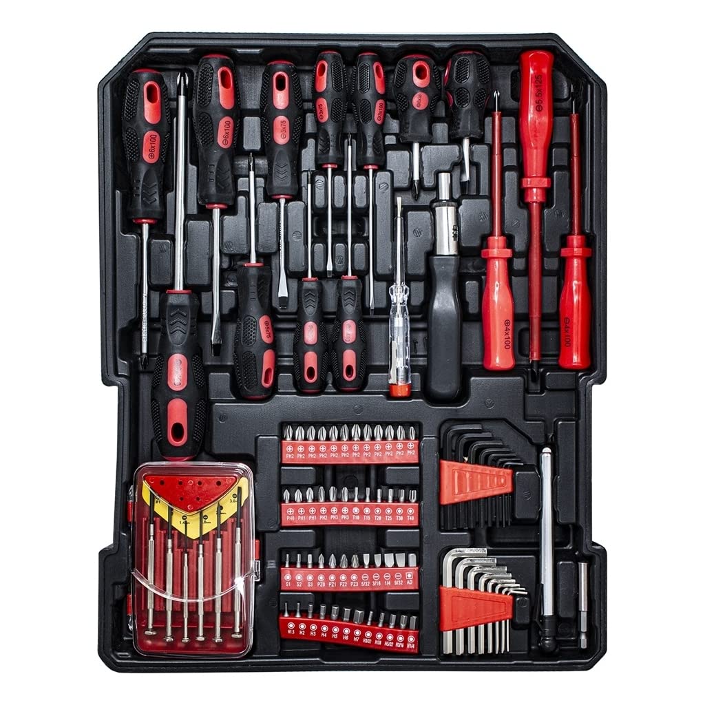 Maleta De Ferramentas 186 Peças Com Rodinha E Fechadura MM House